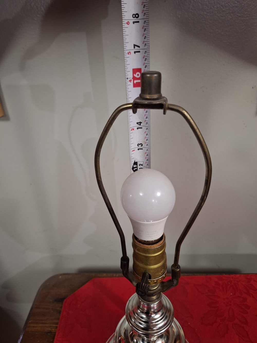 Vintage Chrome Tiered "Beehive" Table Lamp - Picture 8 of 8